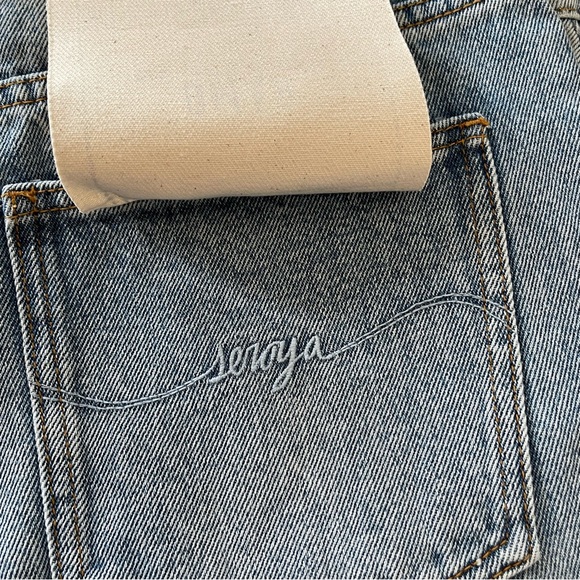 NWT SER.O.YA Omar Drop Crotch Boyfriend jeans size 26/24 coastline - Picture 12 of 16